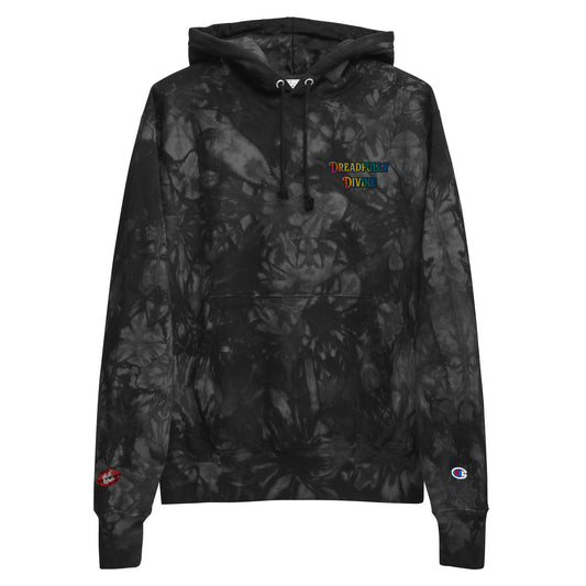 DD Logo (Multi-color) Unisex Champion Tie-dye Hoodie