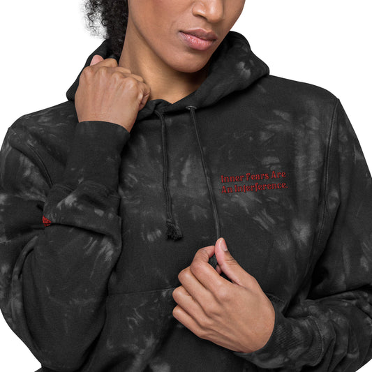 Inner Fears Unisex Champion Tie-dye Hoodie