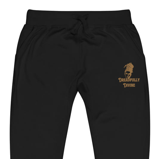 DD Woman #2 (Gold) Unisex Fleece Sweatpants