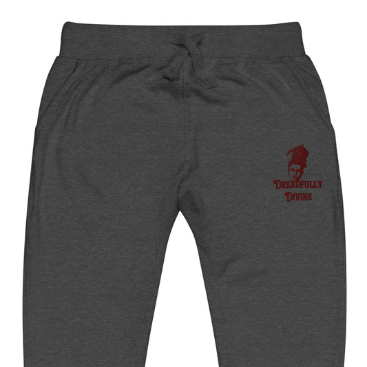 DD Woman #2 (Maroon) Unisex Fleece Sweatpants