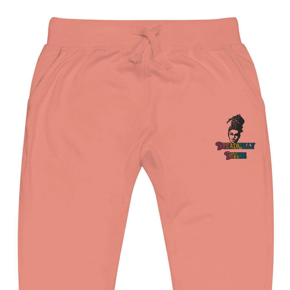 DD Woman #2 (Multi-color) Unisex Fleece Sweatpants