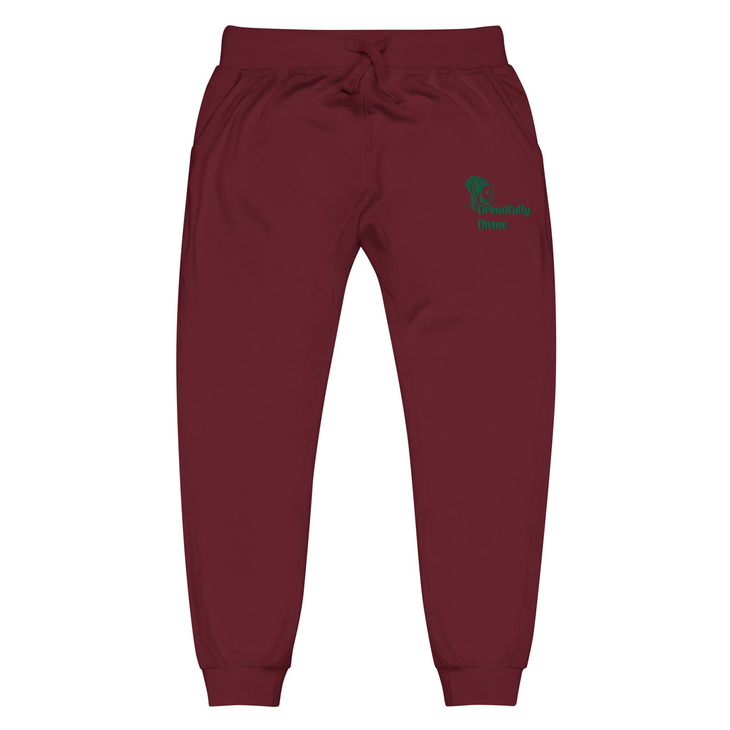 DD Man (Green) Unisex Fleece Sweatpants