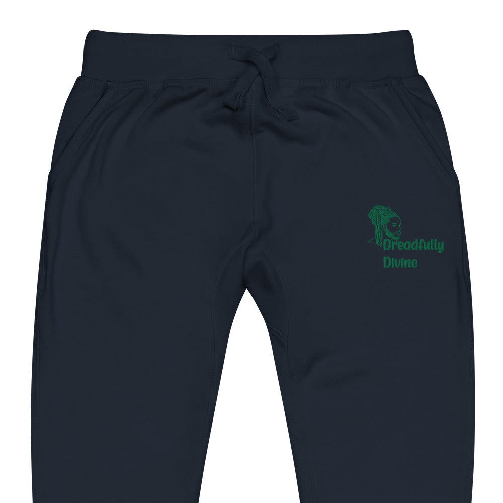 DD Man (Green) Unisex Fleece Sweatpants