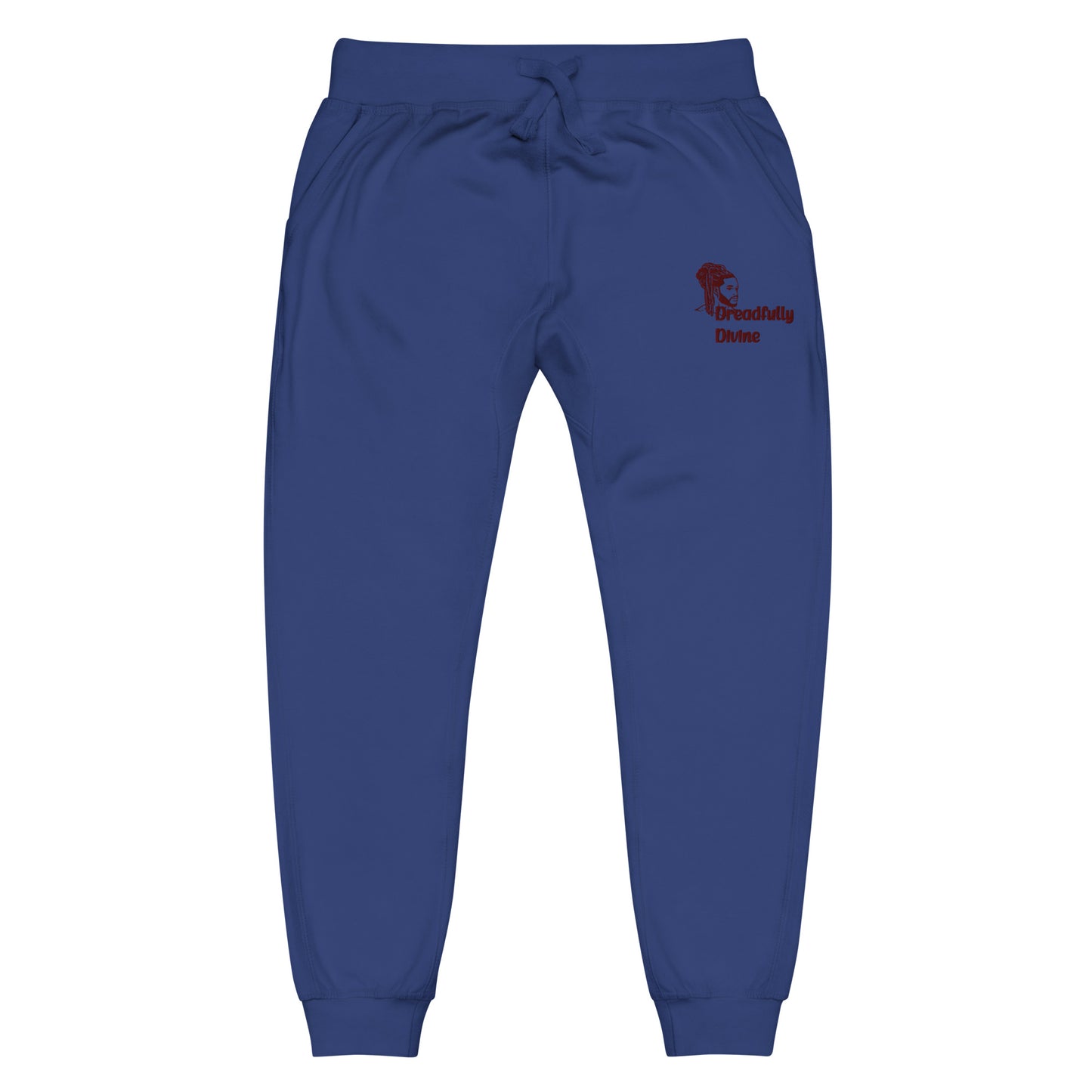 DD Man (Maroon) Unisex Fleece Sweatpants