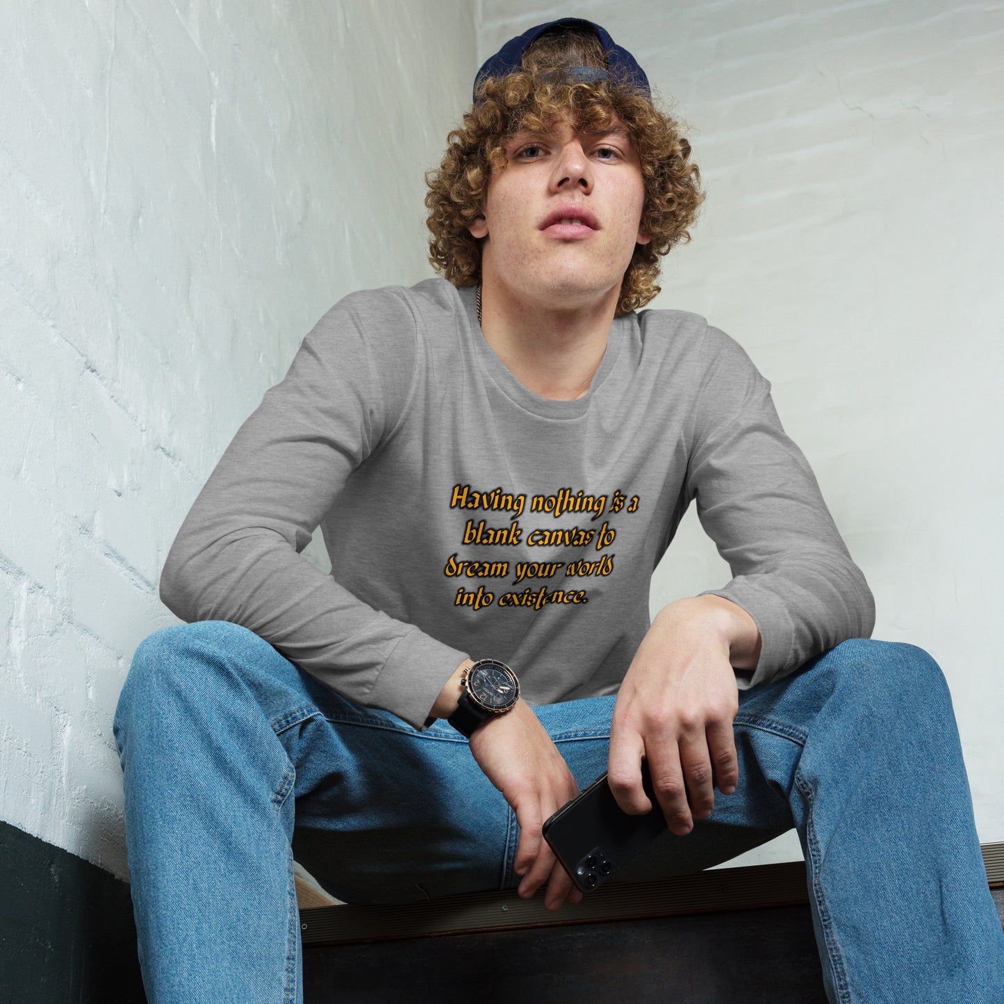 Blank Canvas (Gold) Unisex Long Sleeve Tee