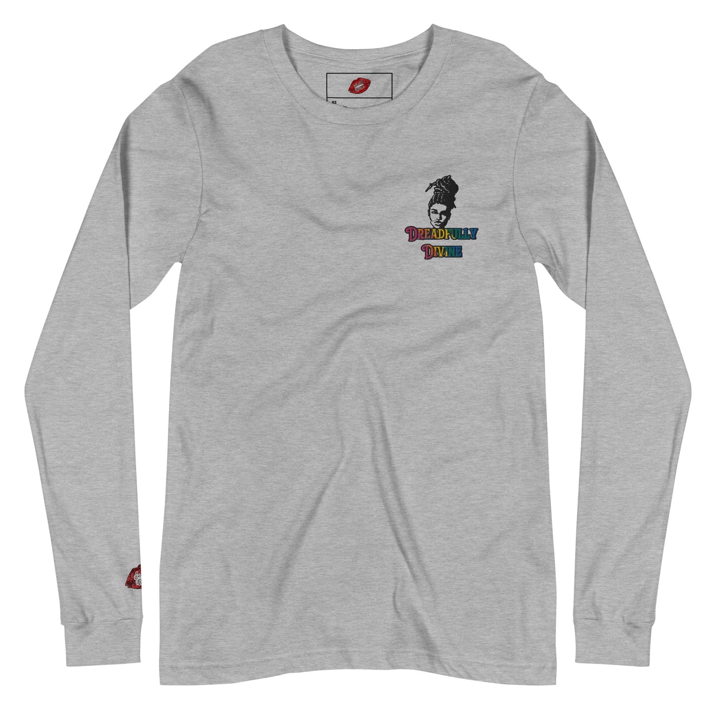 DD Woman #2 (Multi-color) Embroidered Unisex Long Sleeve Tee