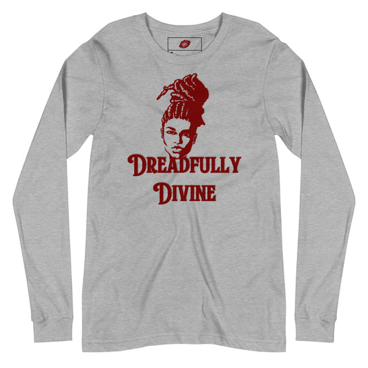 DD Woman #2 (Maroon) Unisex Long Sleeve Tee