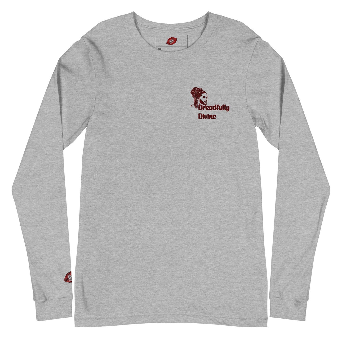 DD Man (Maroon) Unisex Long Sleeve Tee