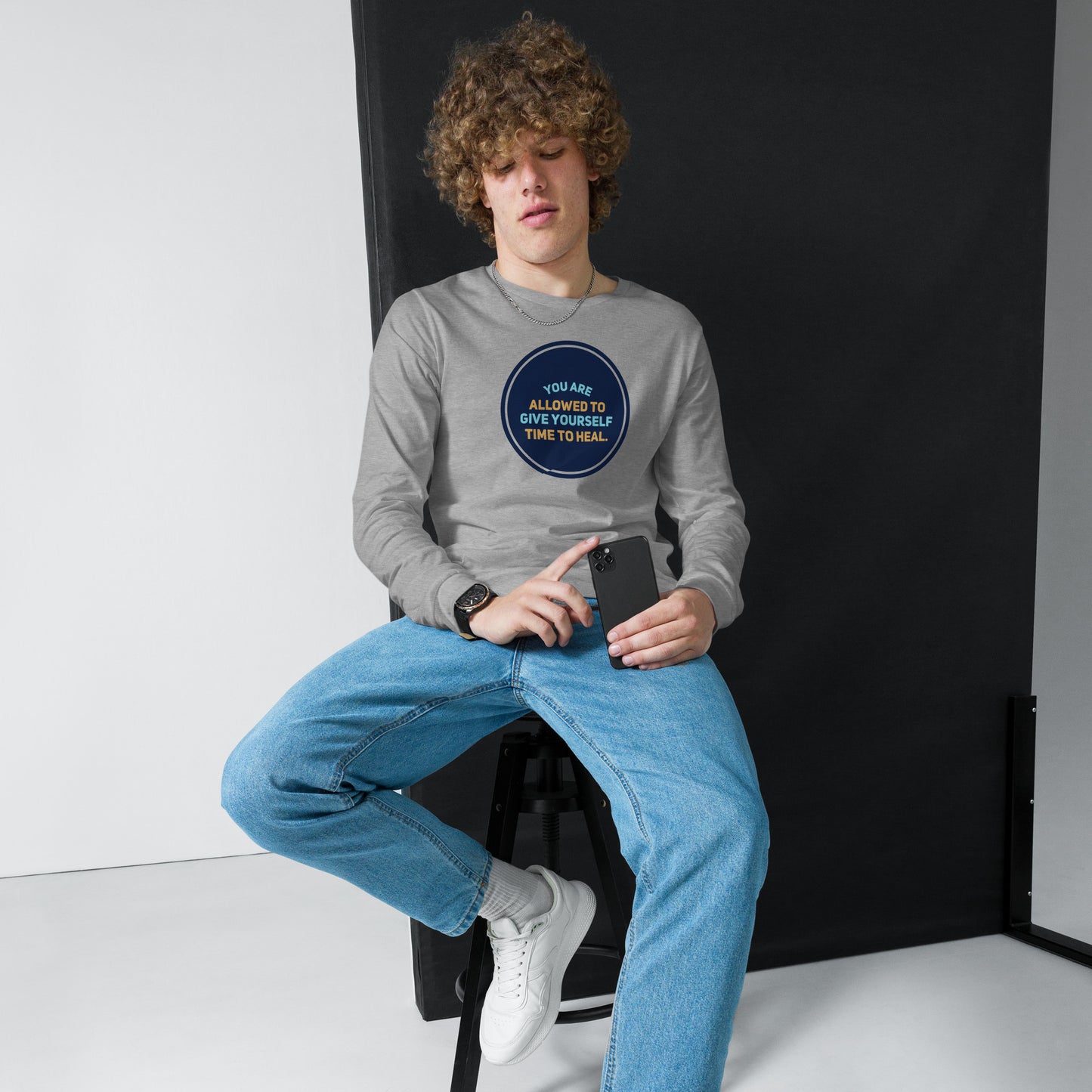 Healing Circle #1 Unisex Long Sleeve Tee