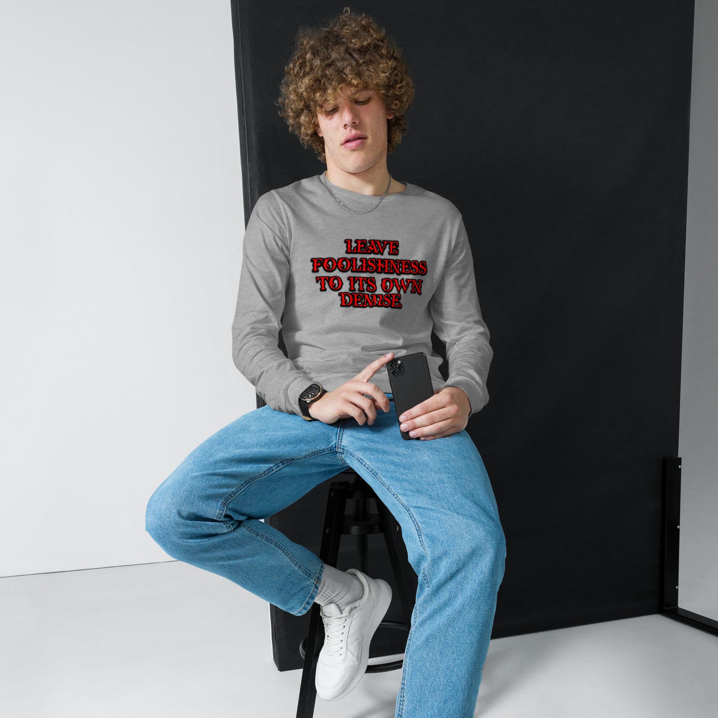 Foolishness Unisex Long Sleeve Tee