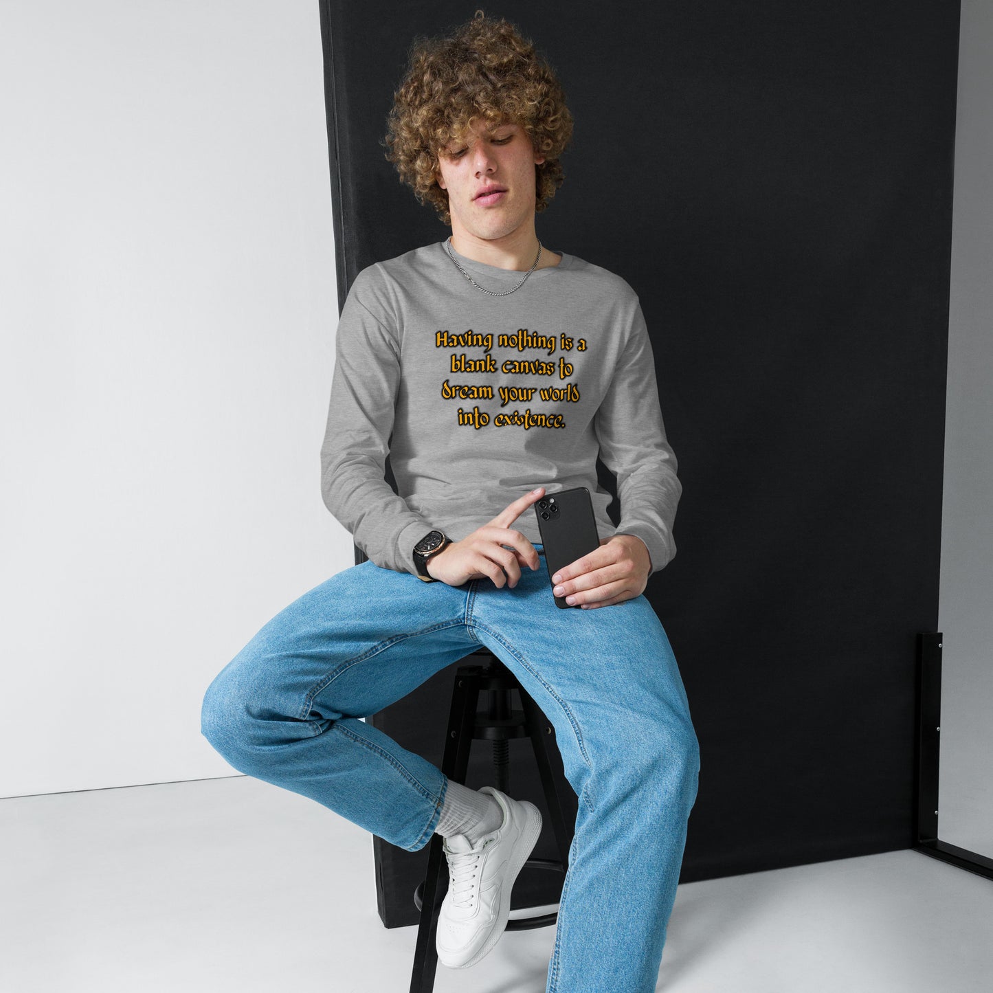 Blank Canvas (Gold) Unisex Long Sleeve Tee