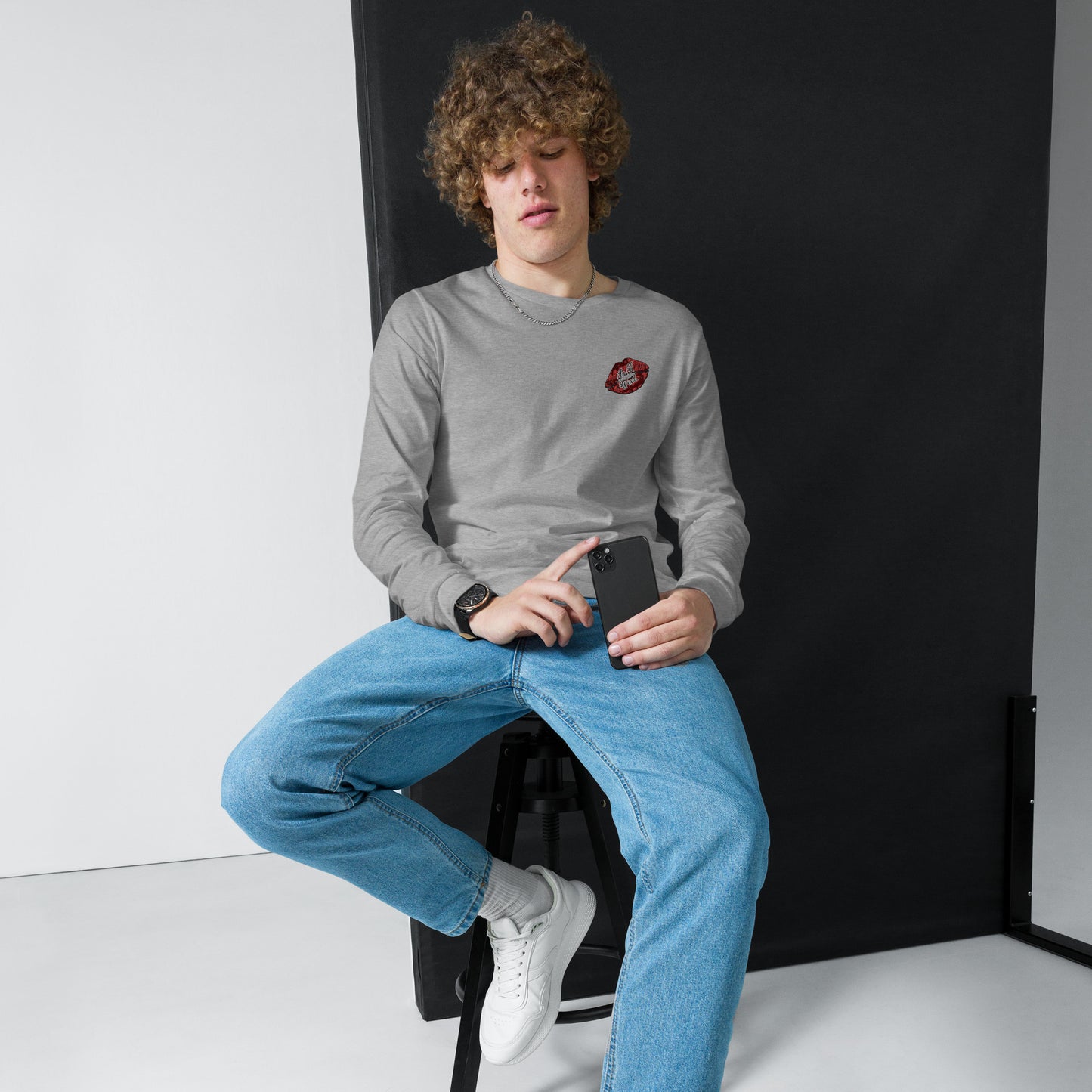 In A Word (Embroidered Logo) Unisex Long Sleeve Tee