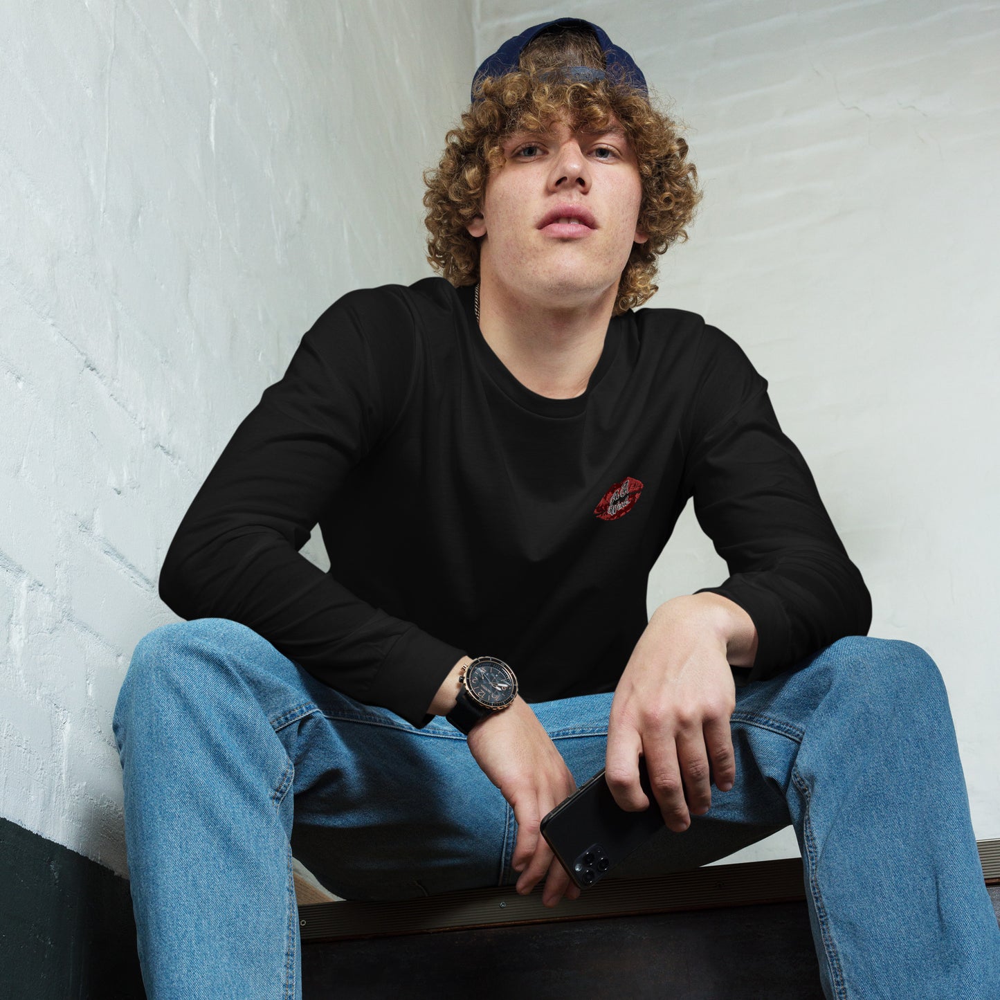 In A Word (Embroidered Logo) Unisex Long Sleeve Tee
