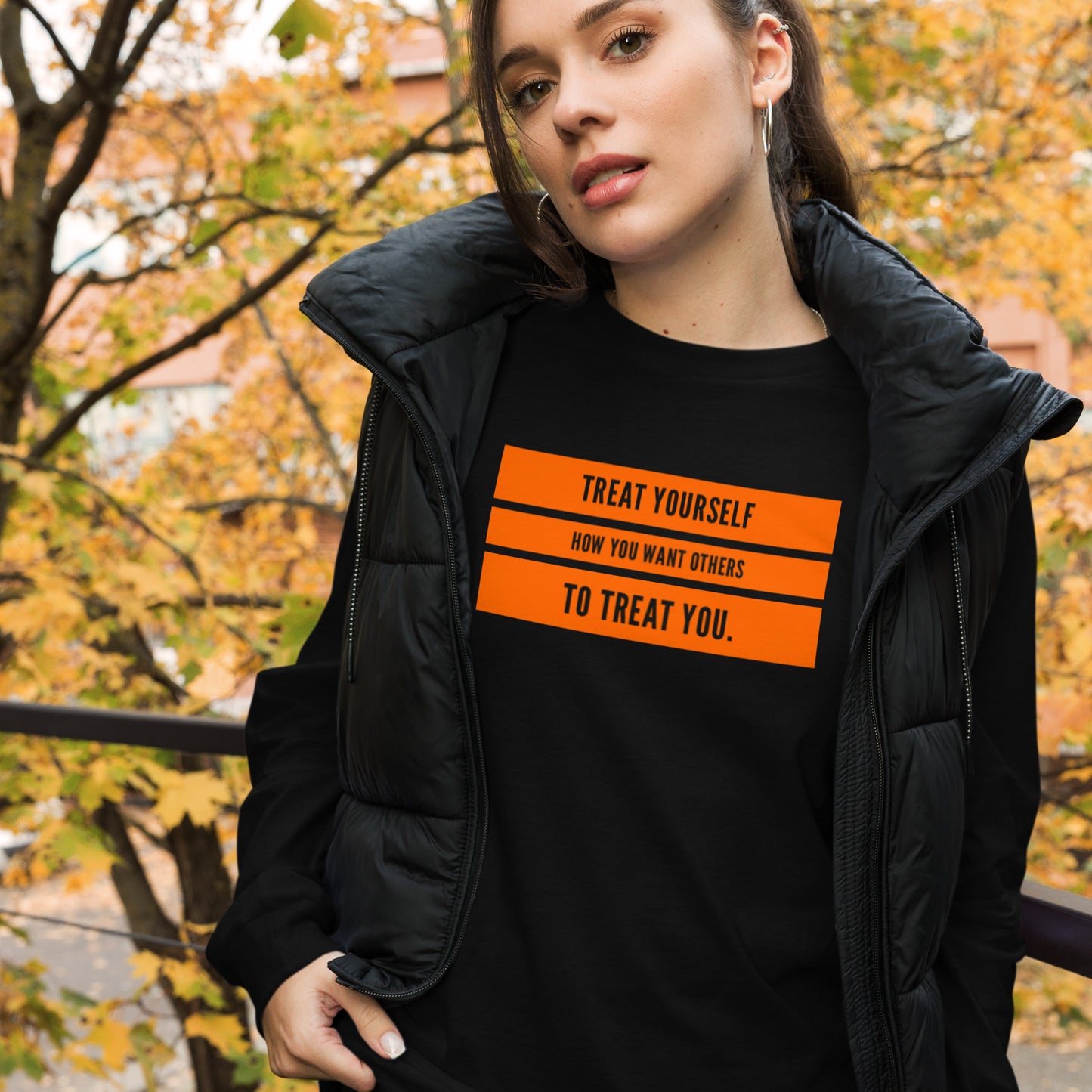 Treat Yourself Unisex Long Sleeve Tee
