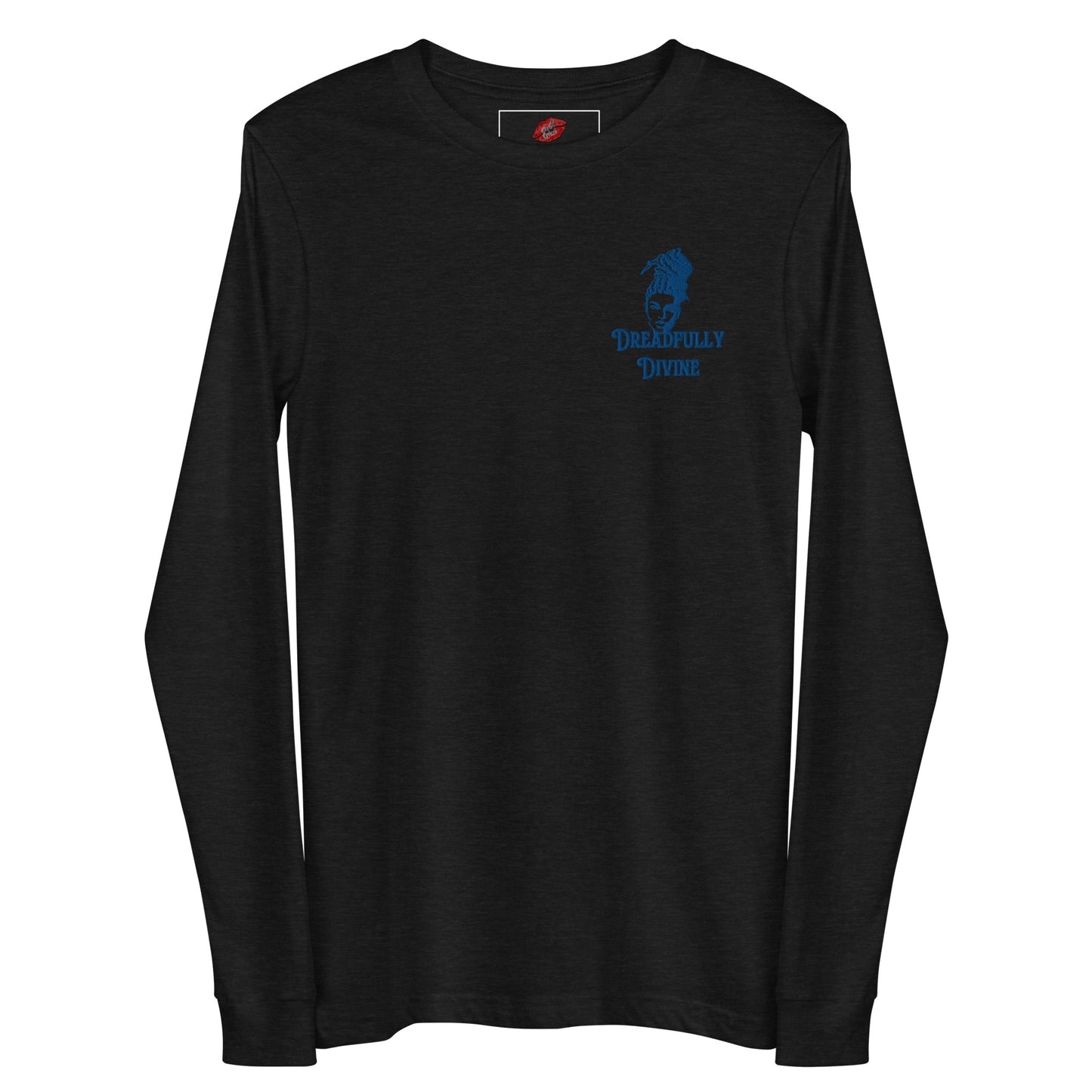 DD Woman #2 (Blue) Embroidered Unisex Long Sleeve Tee