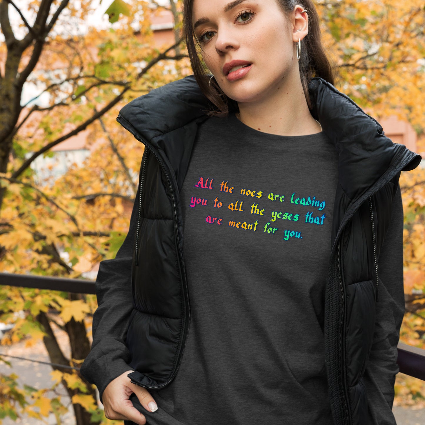All The Noes Unisex Long Sleeve Tee