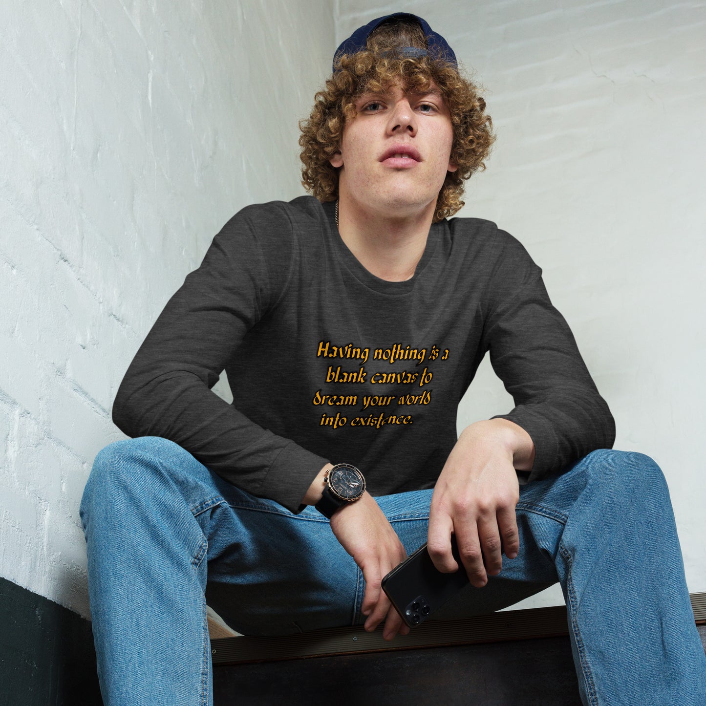 Blank Canvas (Gold) Unisex Long Sleeve Tee