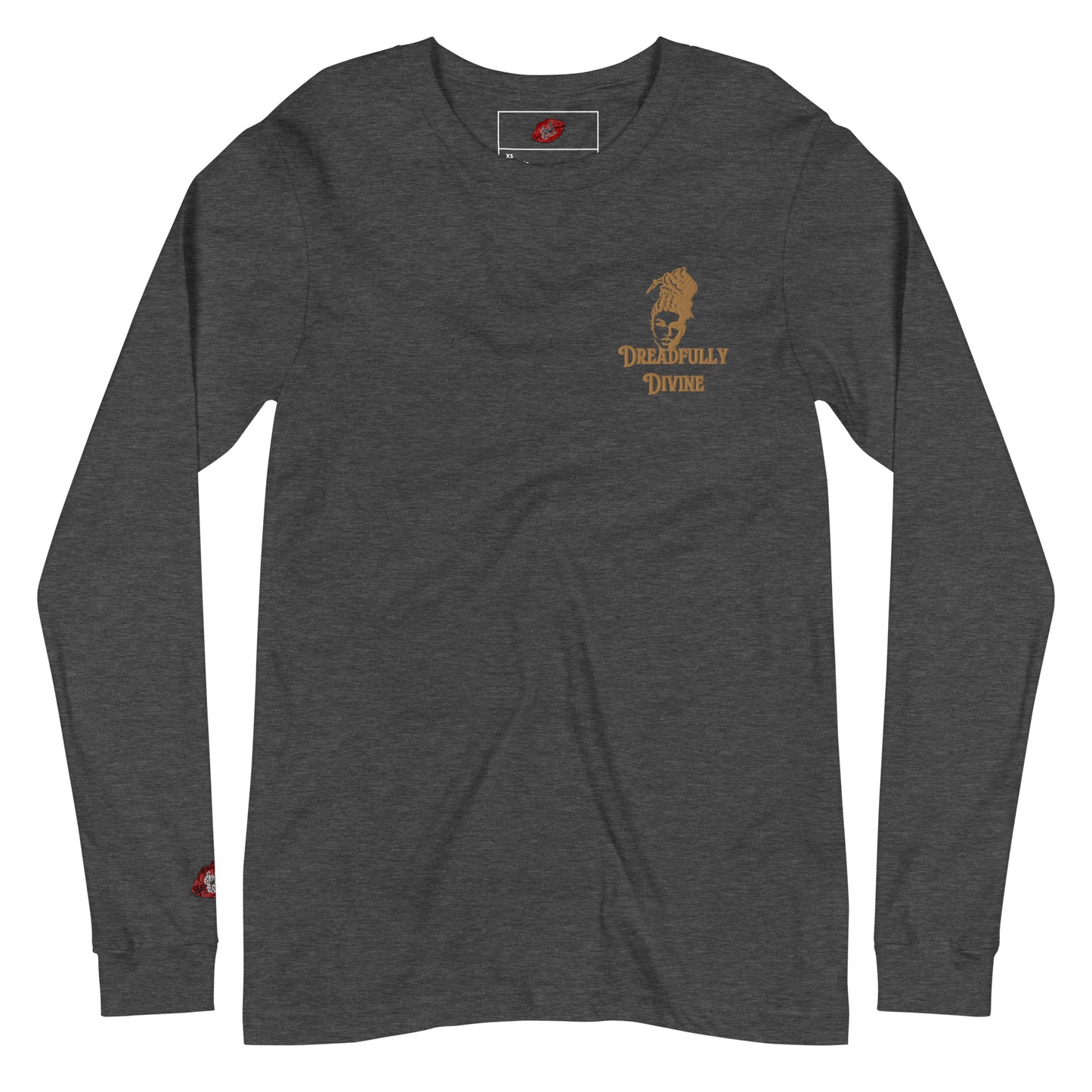 DD Woman #2 (Gold) Embroidered Unisex Long Sleeve Tee