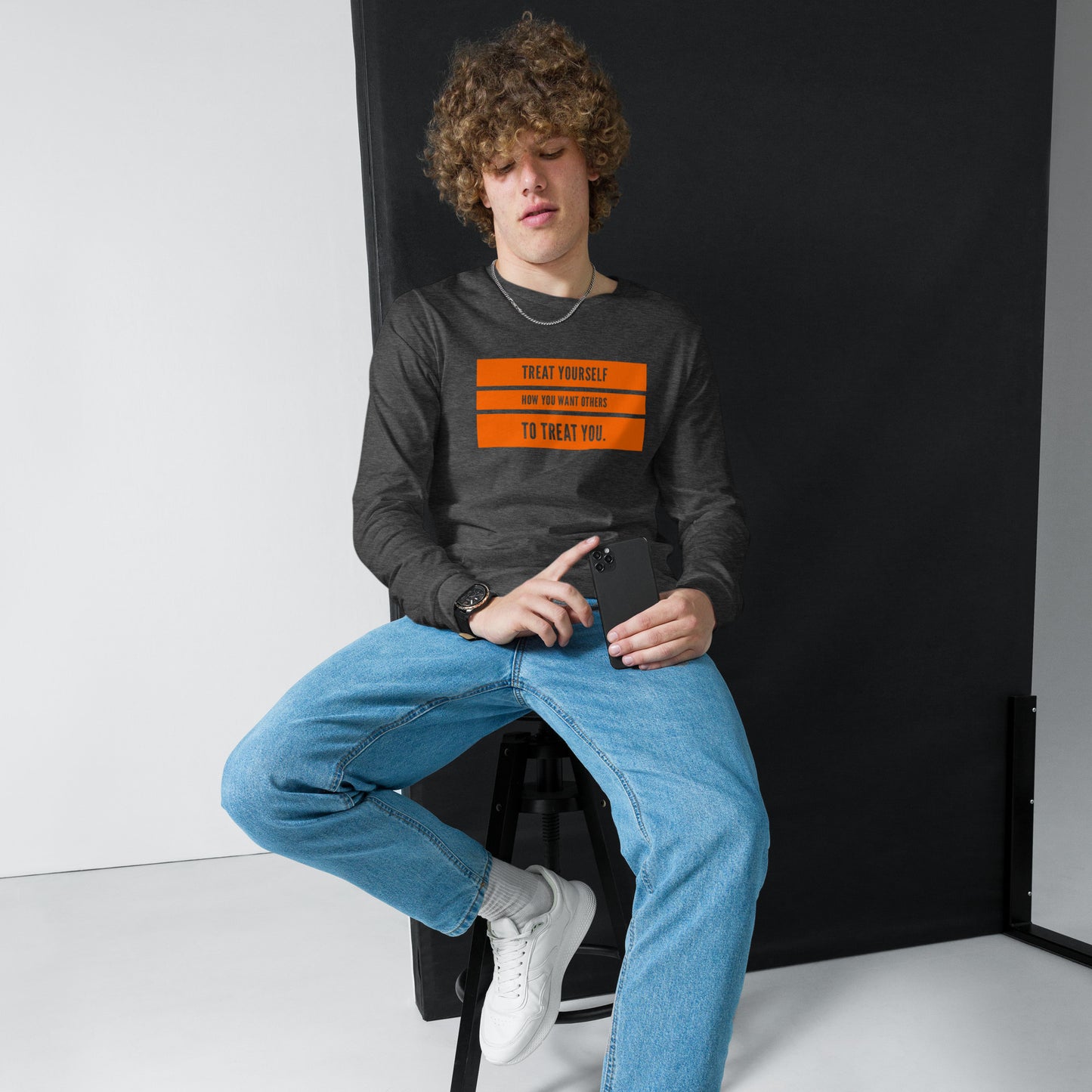Treat Yourself Unisex Long Sleeve Tee