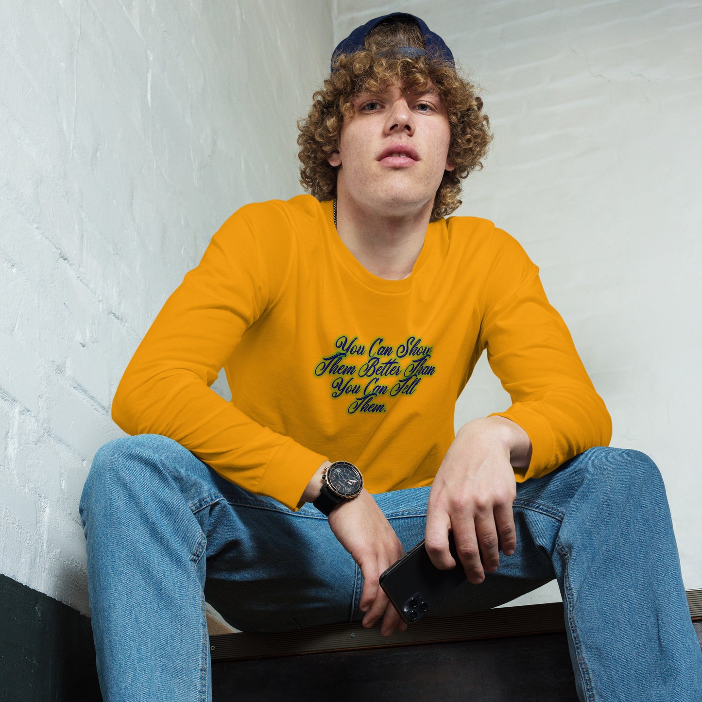 Show Them Unisex Long Sleeve Tee