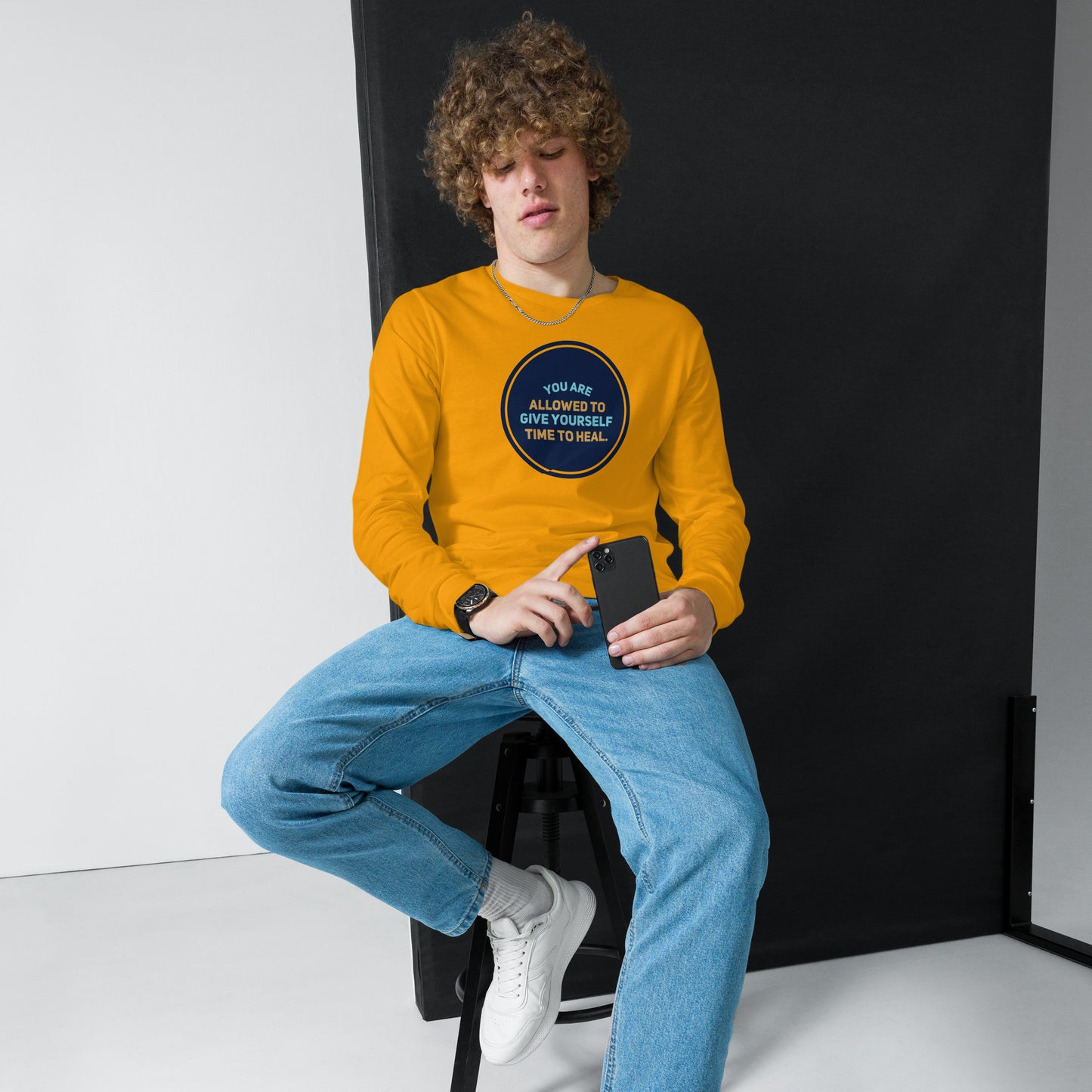Healing Circle #1 Unisex Long Sleeve Tee