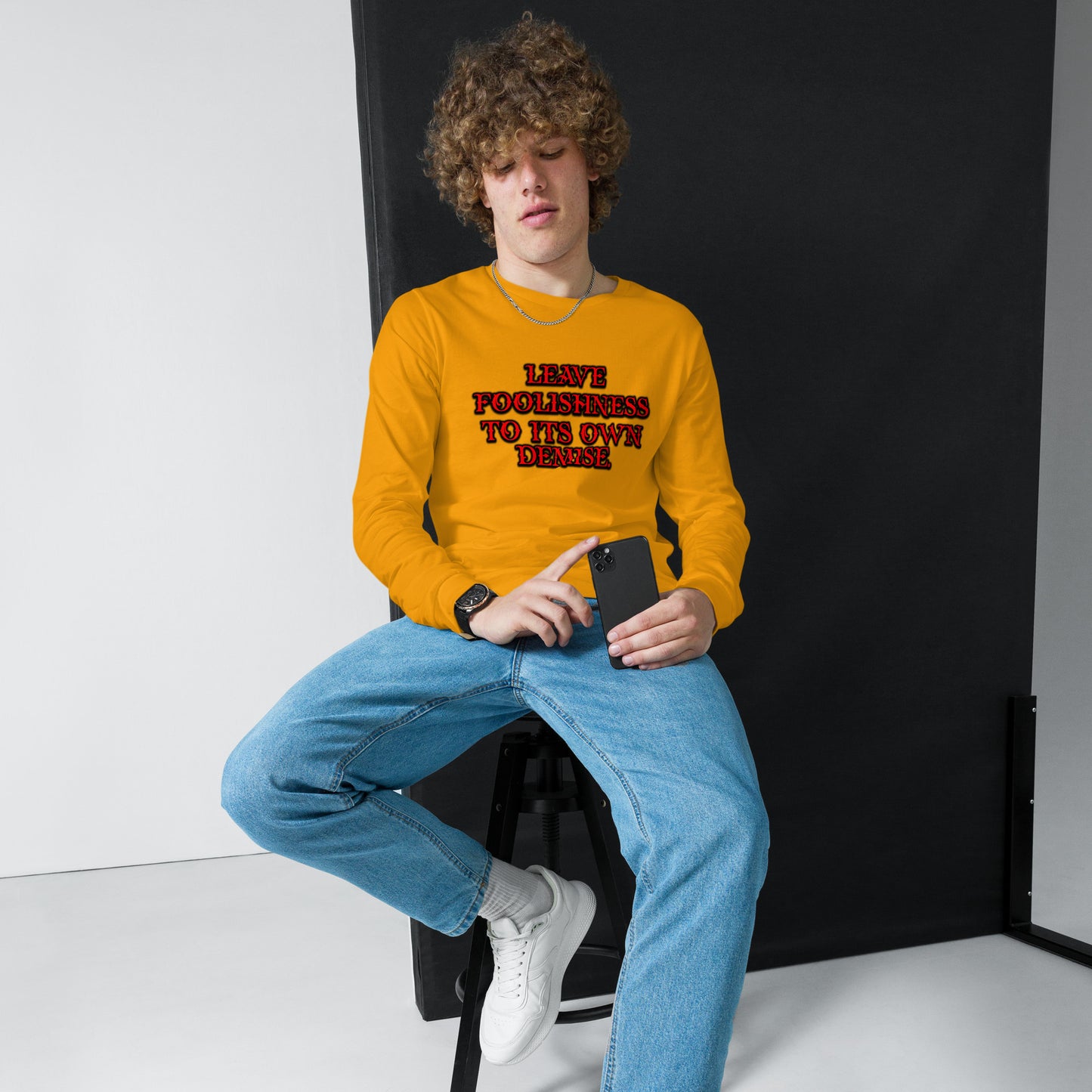 Foolishness Unisex Long Sleeve Tee