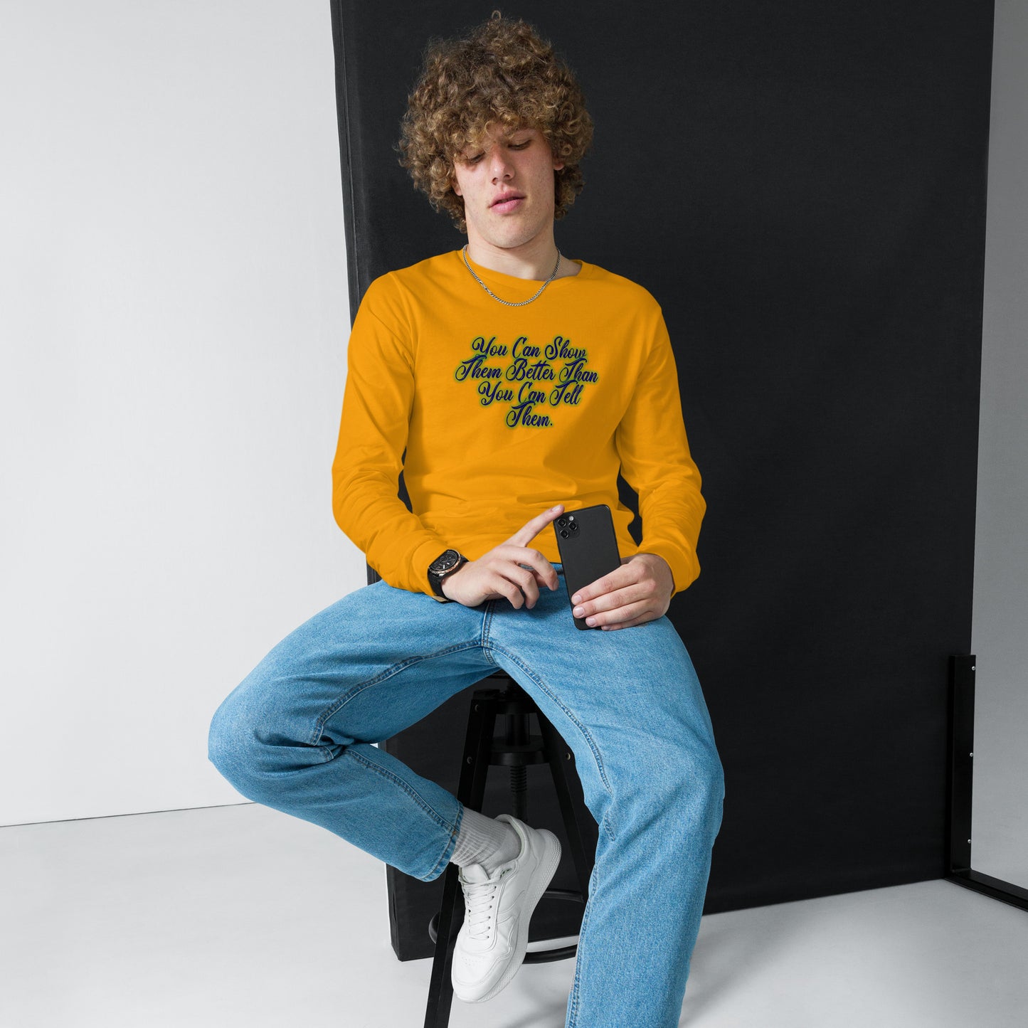 Show Them Unisex Long Sleeve Tee