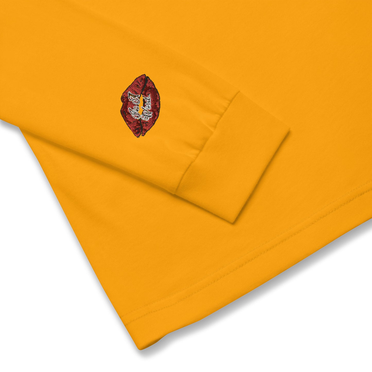 DD Woman #2 (Black) Embroidered Unisex Long Sleeve Tee