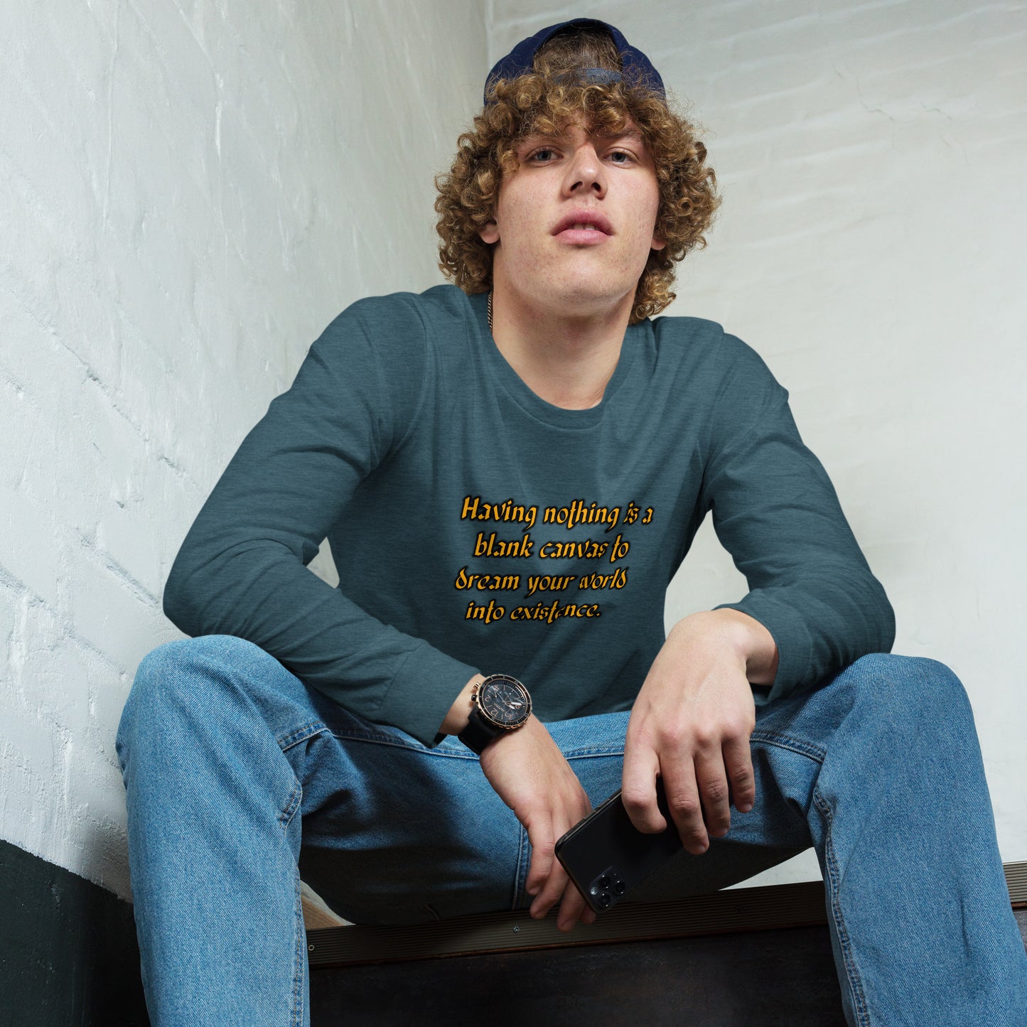 Blank Canvas (Gold) Unisex Long Sleeve Tee