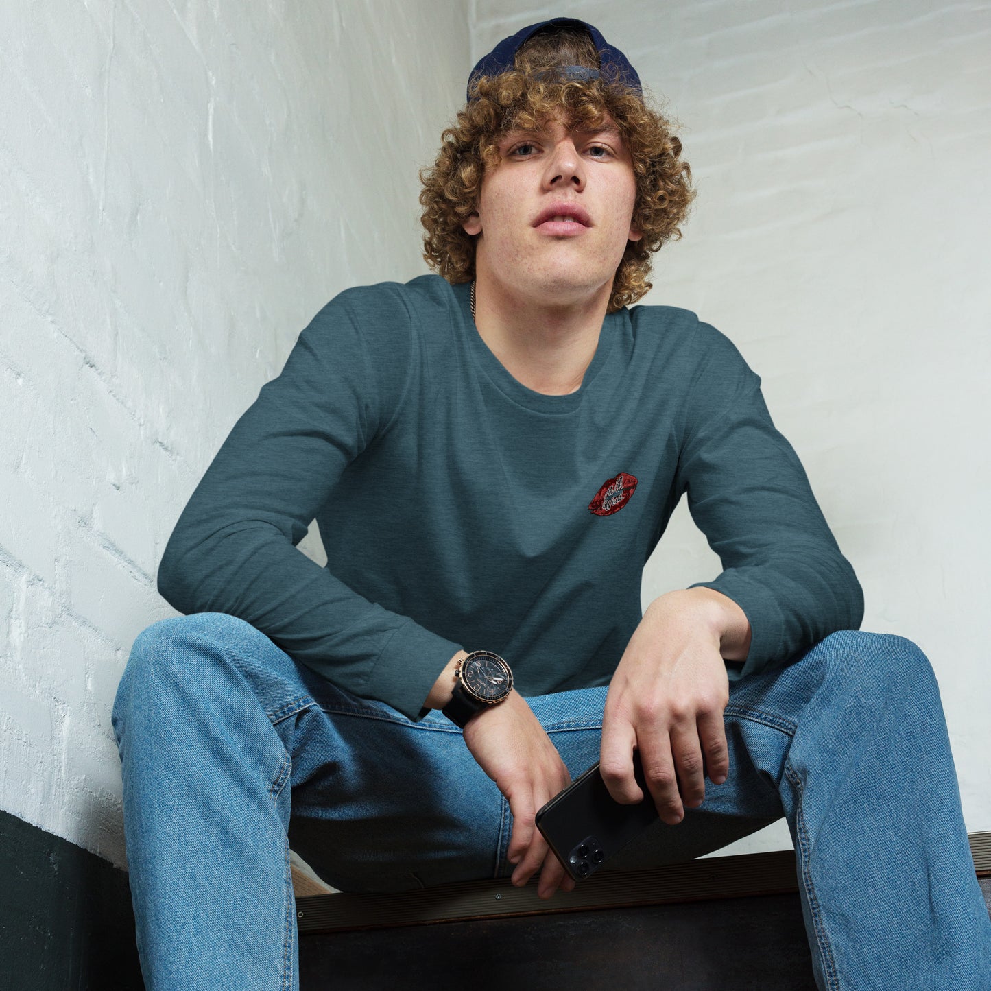 In A Word (Embroidered Logo) Unisex Long Sleeve Tee