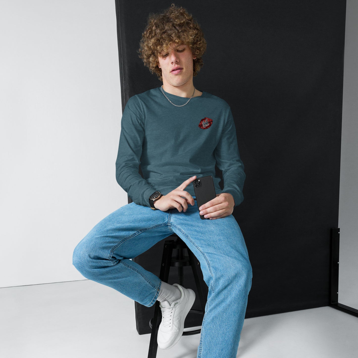 In A Word (Embroidered Logo) Unisex Long Sleeve Tee
