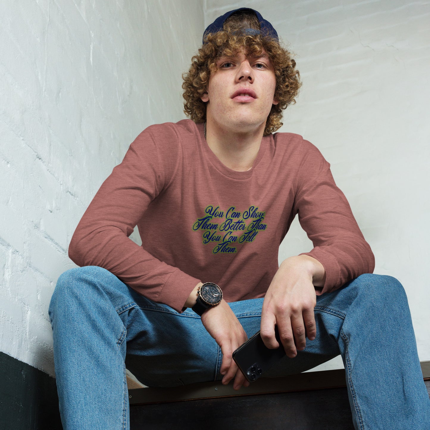 Show Them Unisex Long Sleeve Tee