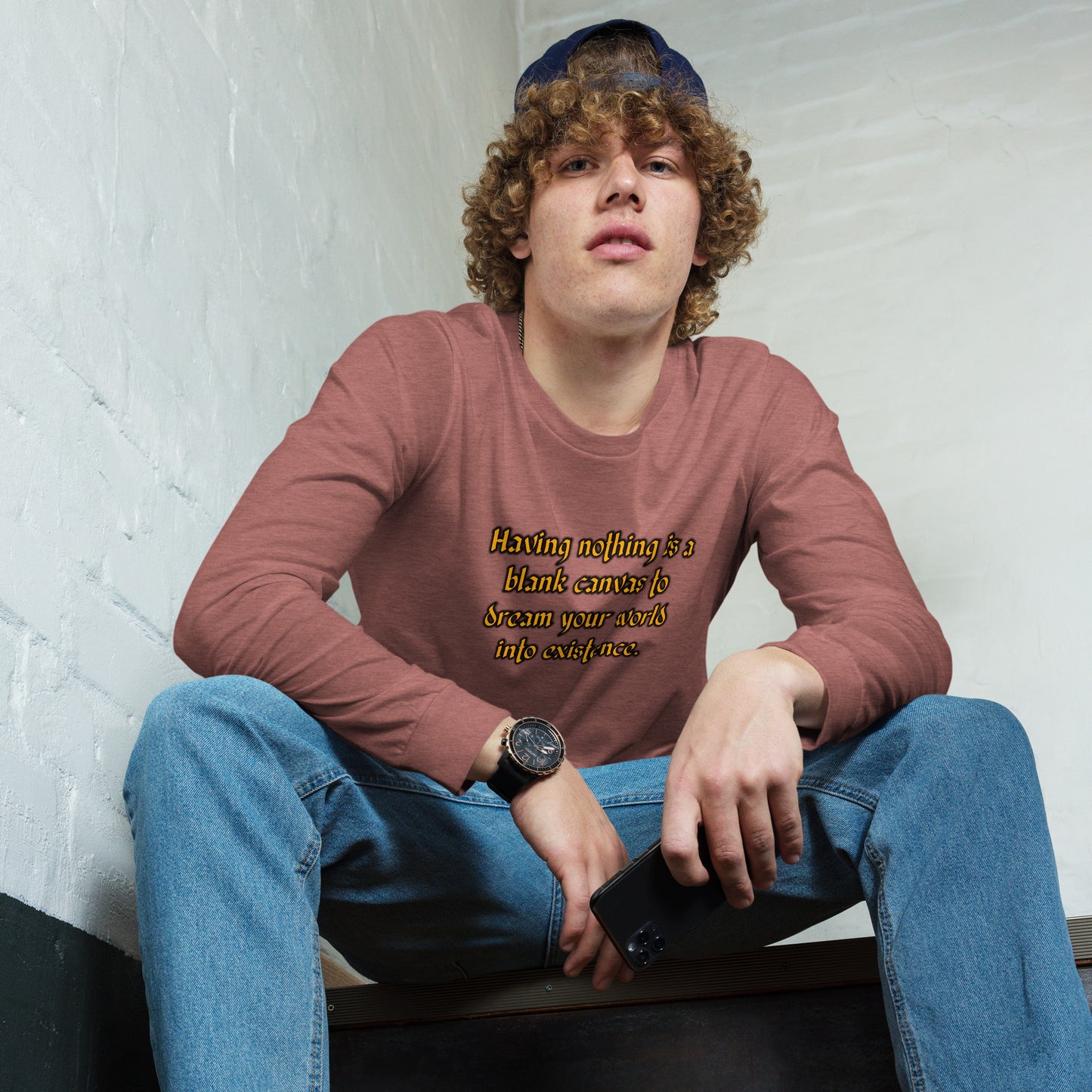 Blank Canvas (Gold) Unisex Long Sleeve Tee