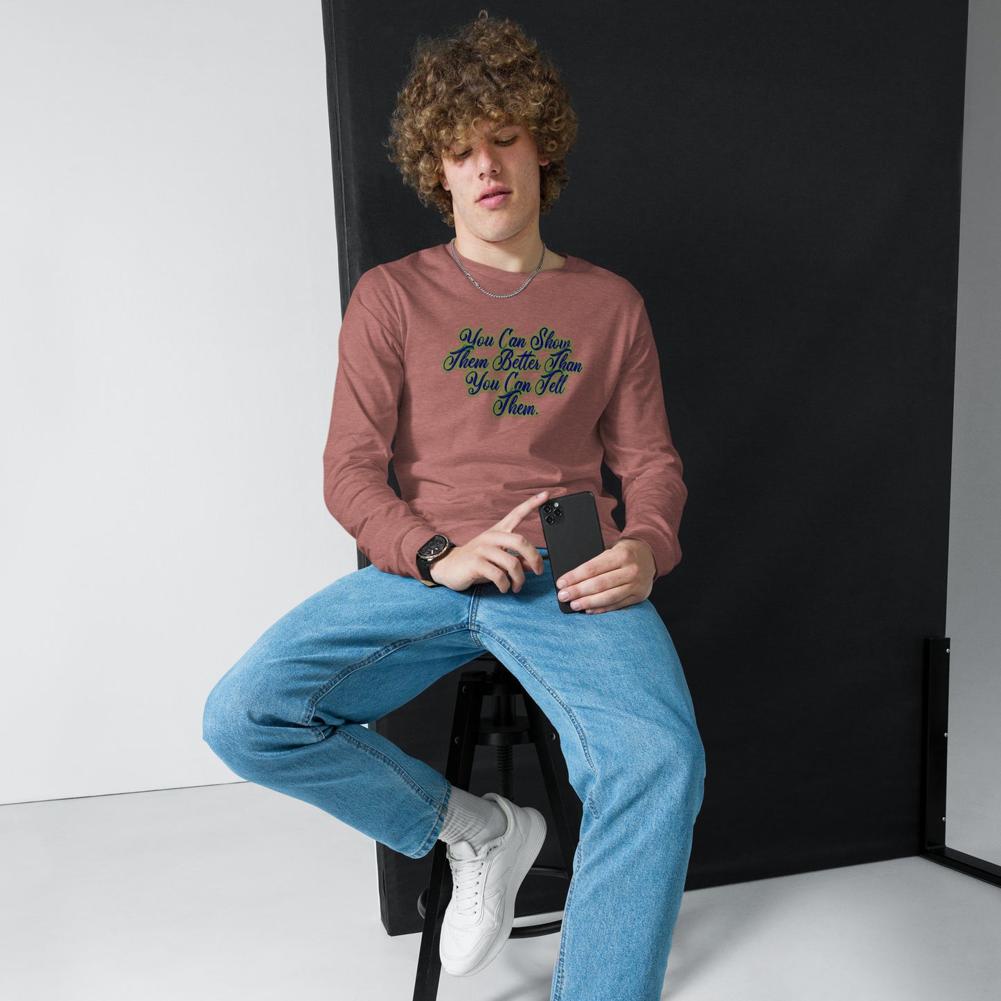 Show Them Unisex Long Sleeve Tee