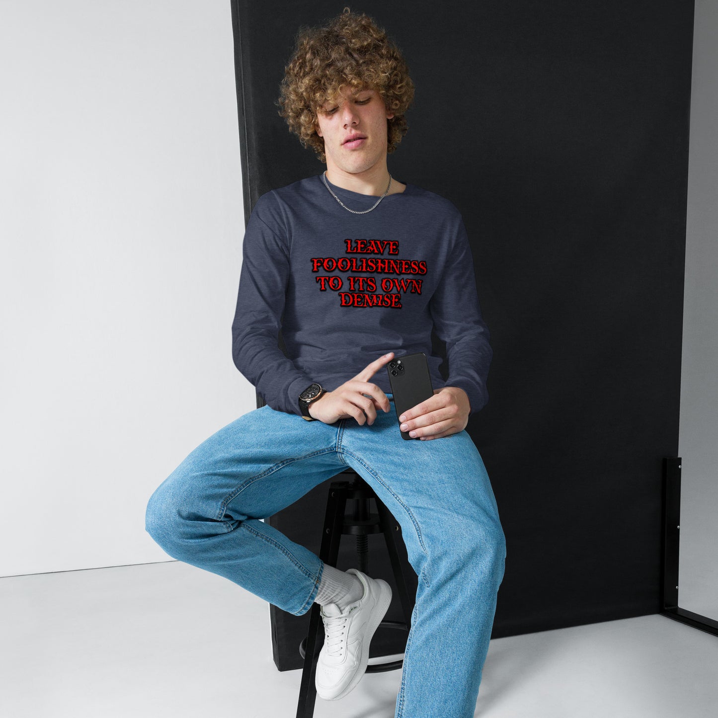 Foolishness Unisex Long Sleeve Tee