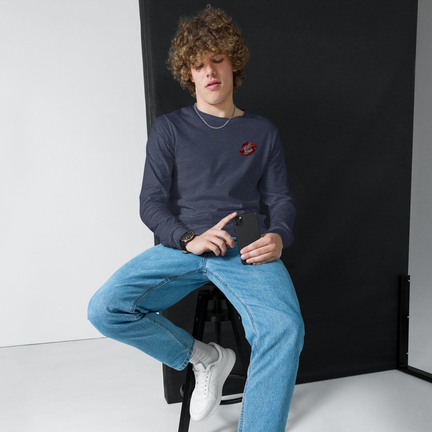 In A Word (Embroidered Logo) Unisex Long Sleeve Tee