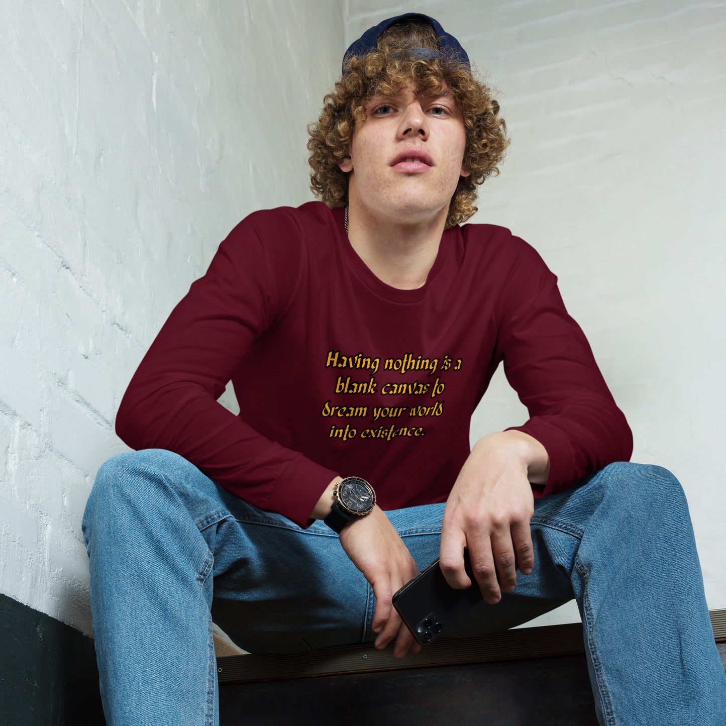 Blank Canvas (Gold) Unisex Long Sleeve Tee