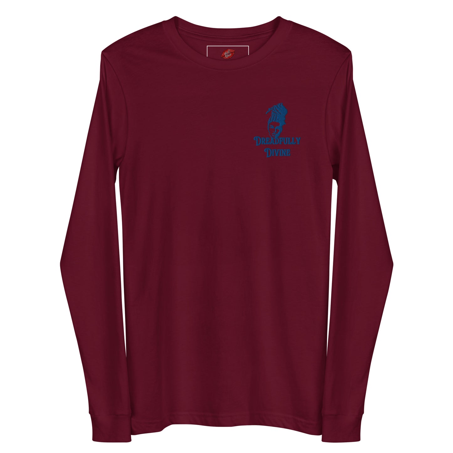 DD Woman #2 (Blue) Embroidered Unisex Long Sleeve Tee