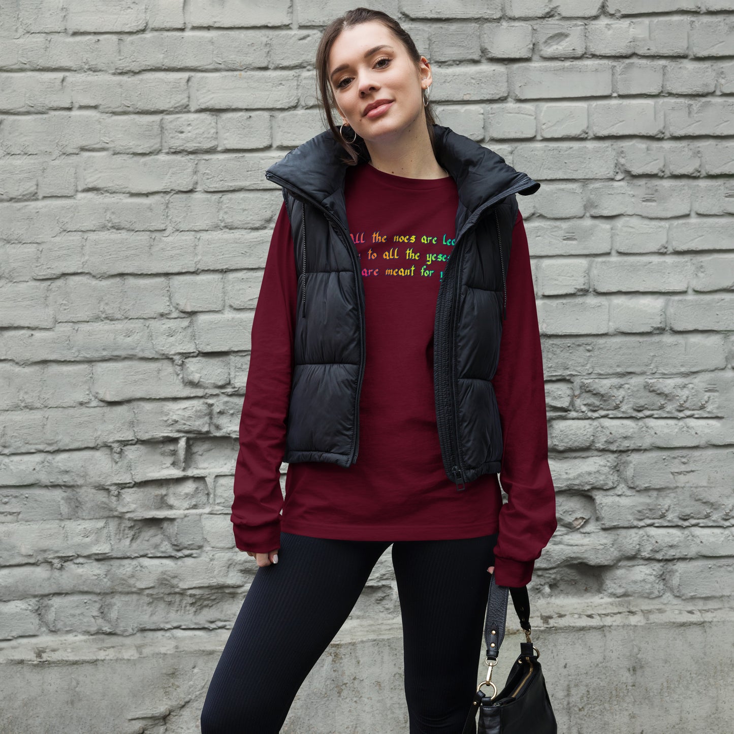 All The Noes Unisex Long Sleeve Tee