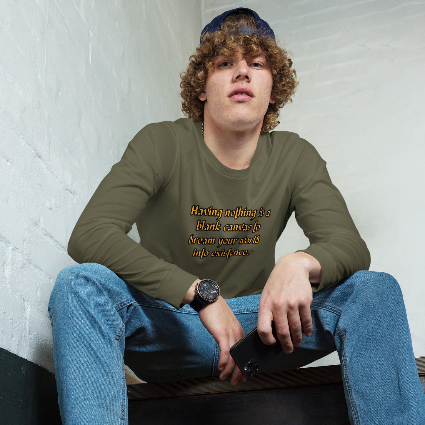 Blank Canvas (Gold) Unisex Long Sleeve Tee