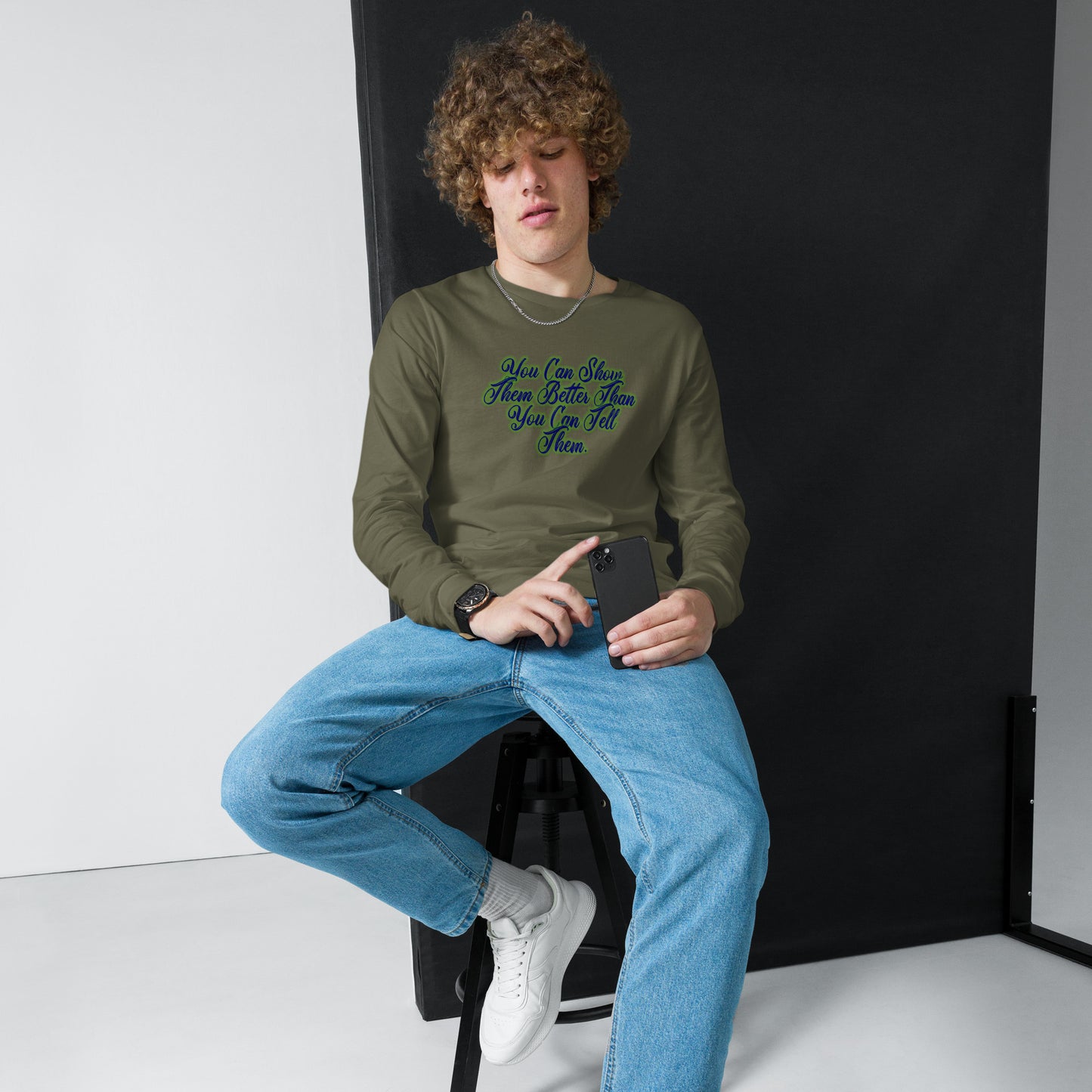 Show Them Unisex Long Sleeve Tee