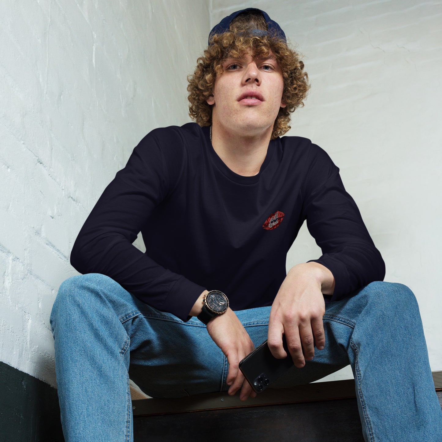 In A Word (Embroidered Logo) Unisex Long Sleeve Tee