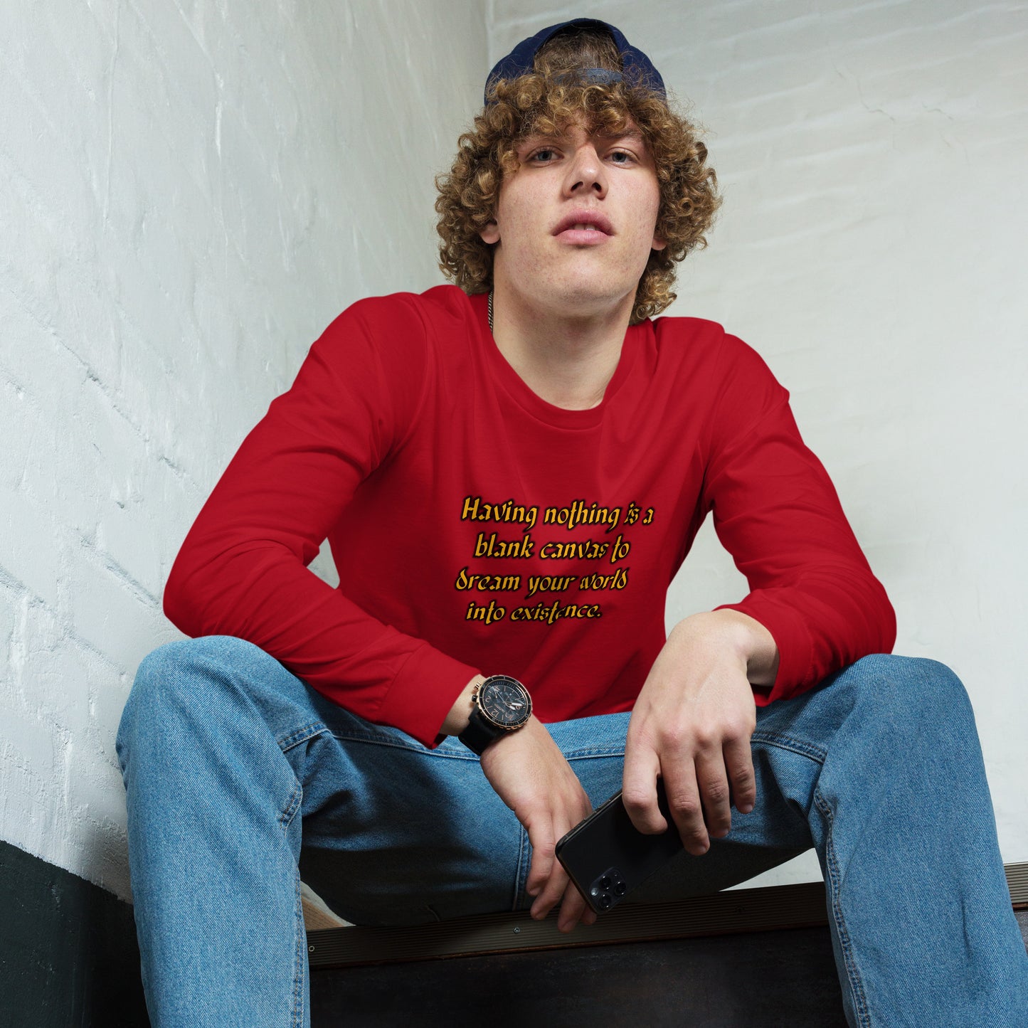 Blank Canvas (Gold) Unisex Long Sleeve Tee