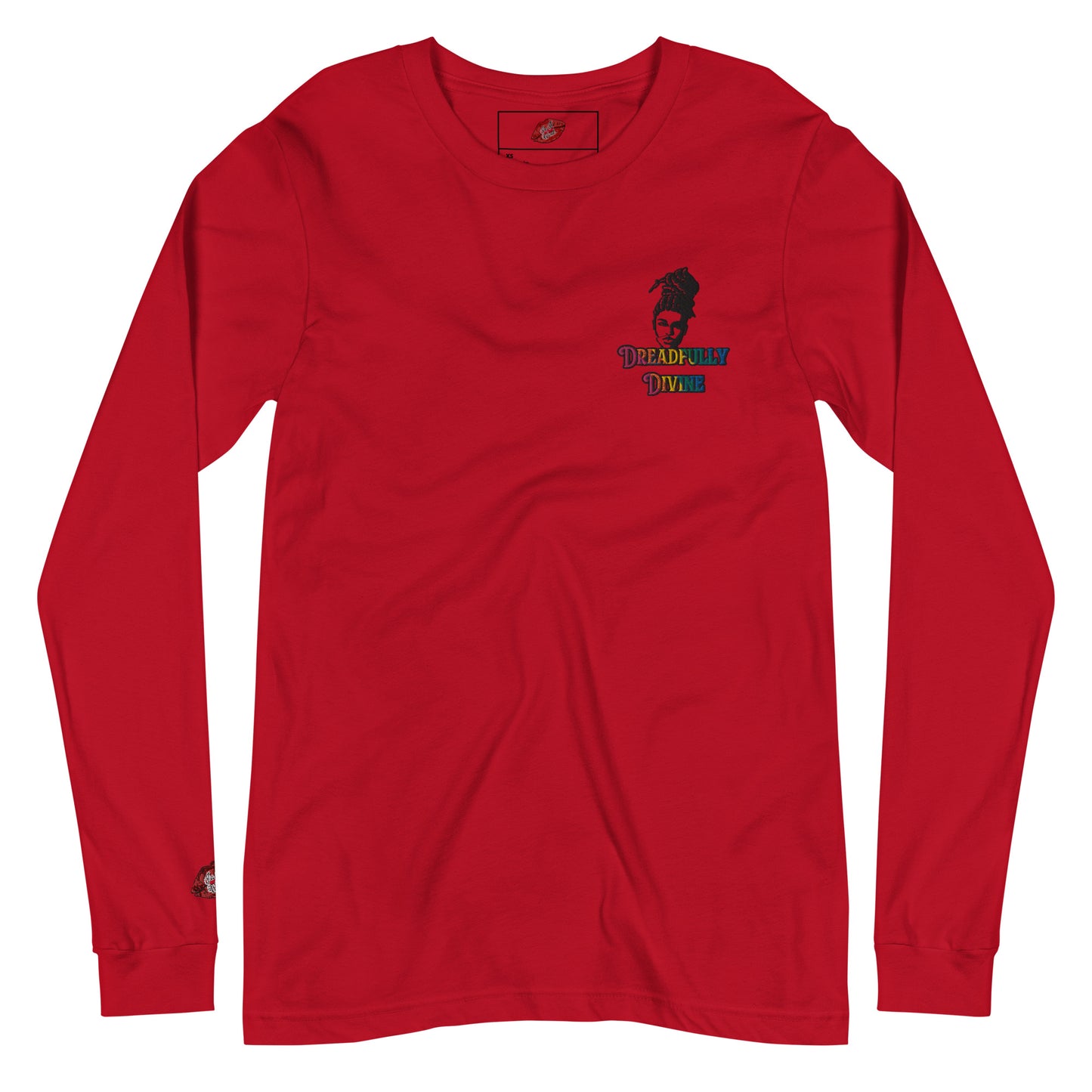 DD Woman #2 (Multi-color) Embroidered Unisex Long Sleeve Tee