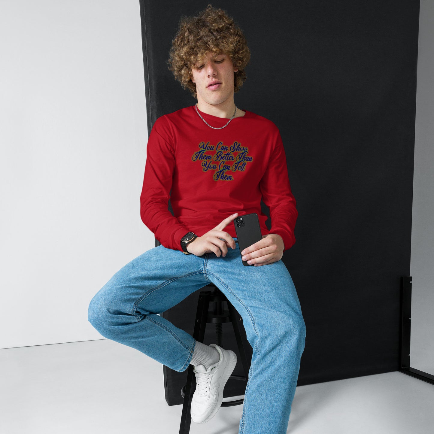 Show Them Unisex Long Sleeve Tee