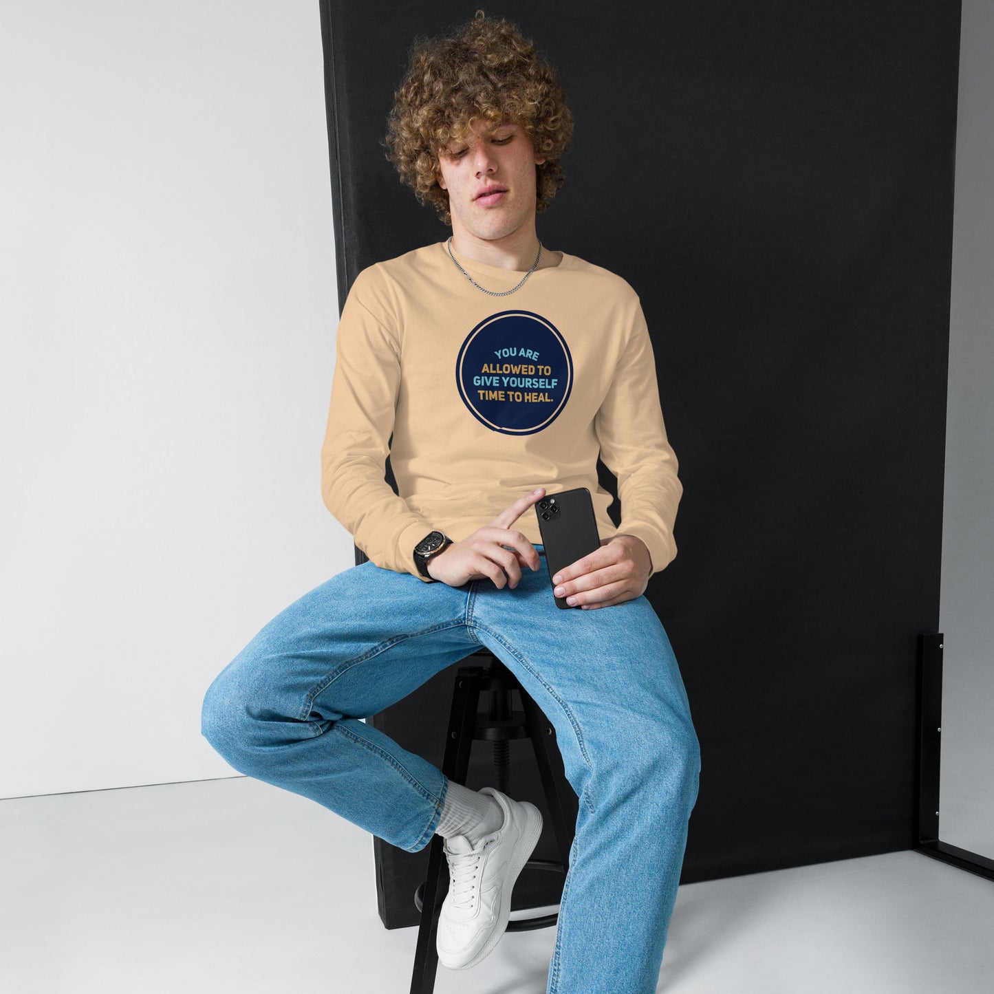 Healing Circle #1 Unisex Long Sleeve Tee