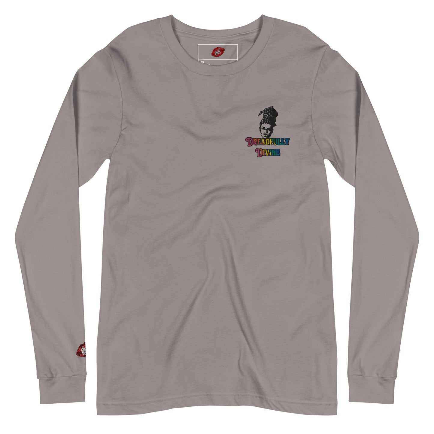 DD Woman #2 (Multi-color) Embroidered Unisex Long Sleeve Tee