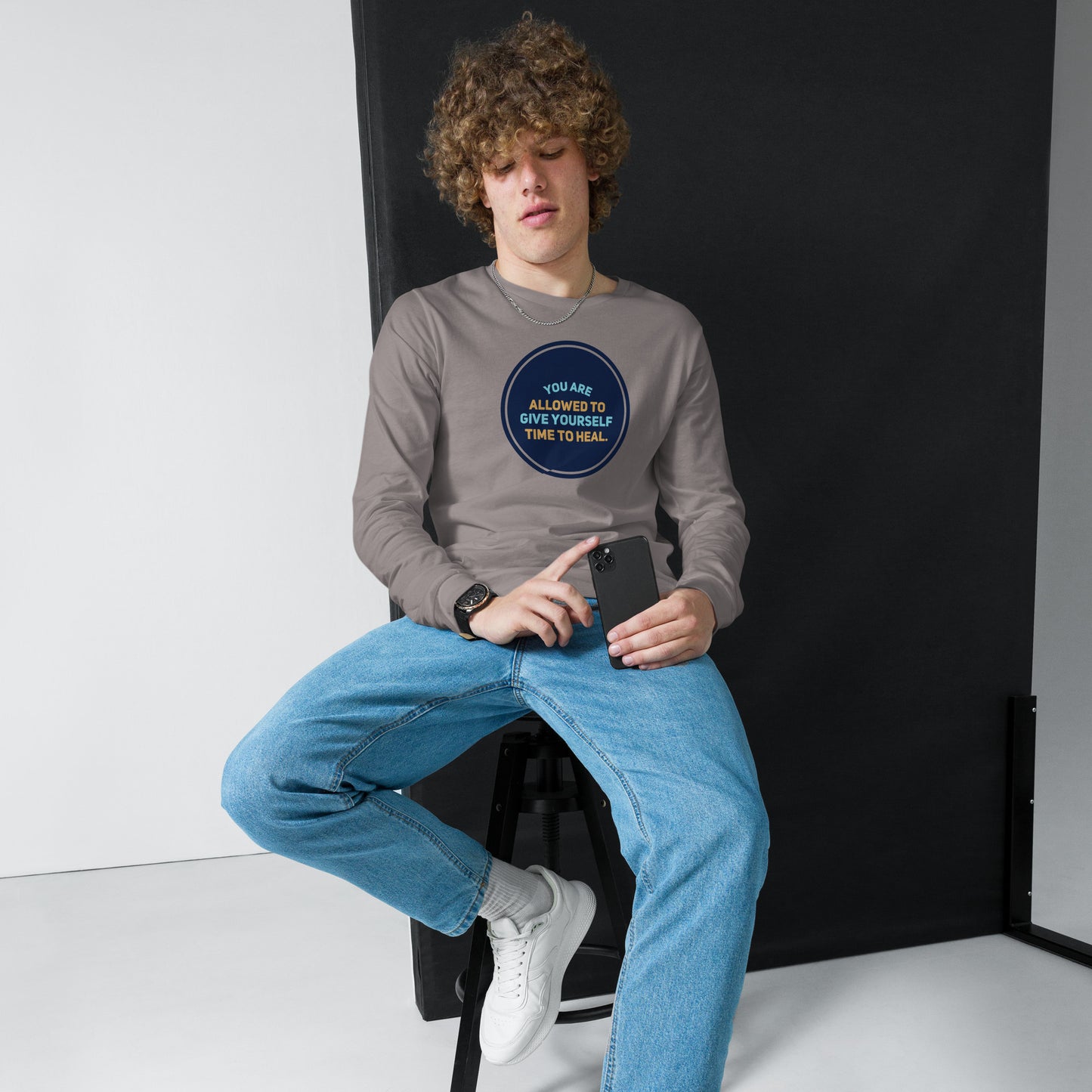 Healing Circle #1 Unisex Long Sleeve Tee