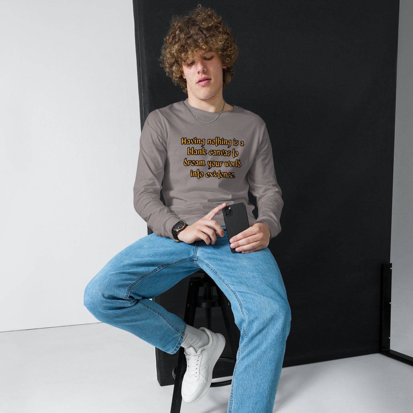 Blank Canvas (Gold) Unisex Long Sleeve Tee