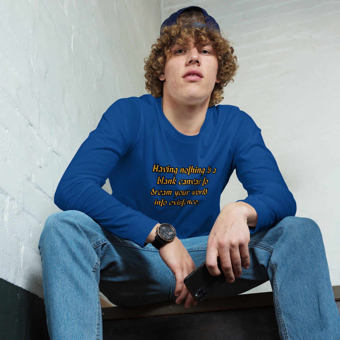 Blank Canvas (Gold) Unisex Long Sleeve Tee